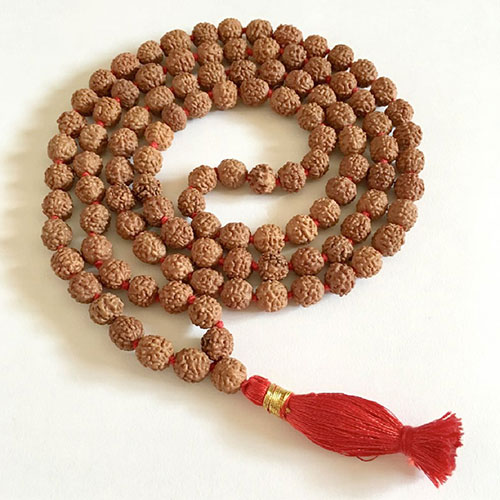 5 Face Rudraksha Mala 8mm